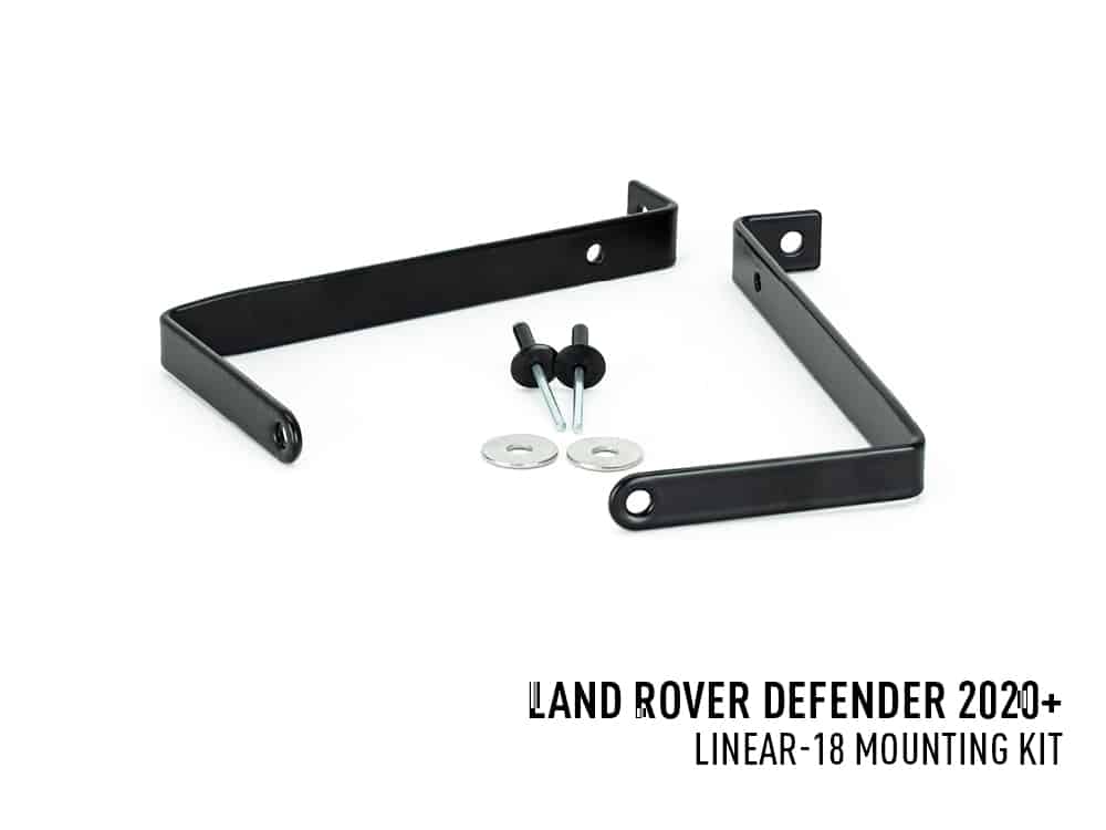 Land Rover Defender (2020+) - Sada pro LINEAR-18 do mřížky chladiče