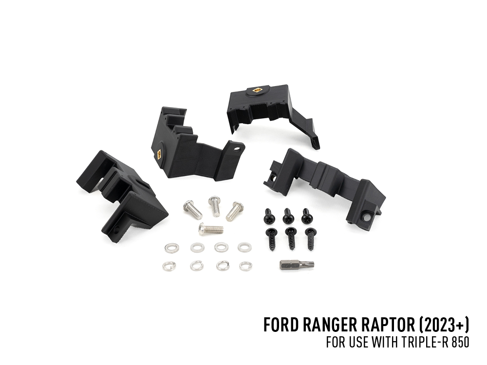 Ford Ranger Raptor (2023+) - přídavné světlomety Triple R 850 do mřížky chladiče