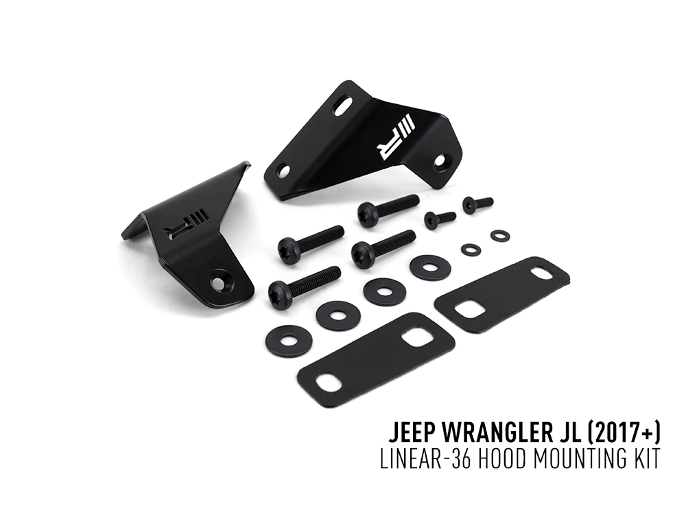 Jeep Wrangler JL (2017+) - Sada pro montáž na kapotu